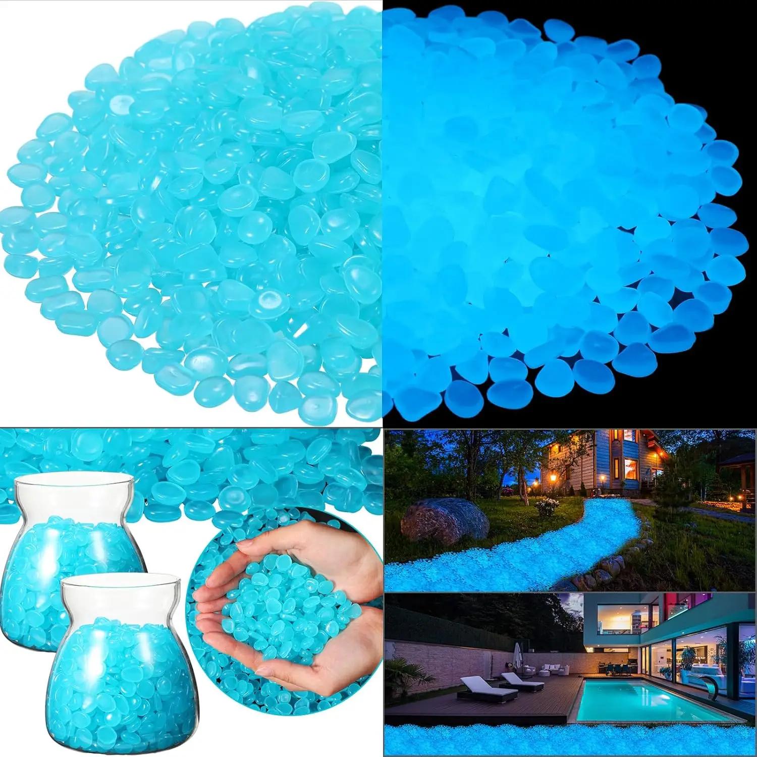 500 Adet Karanlıkta Parlayan B - Fish Tank Gravel incelemesi ve fiyatı